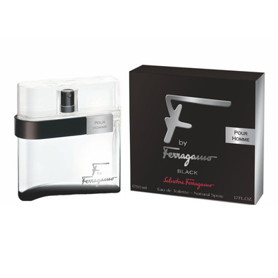 Salvatore Ferragamo F By Ferragamo Black Pour Homme edt m Зображення
